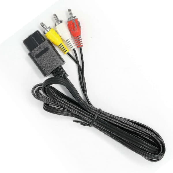 SNES Gamecube TV-kabel N64 AV-videokabel RCA-lyd