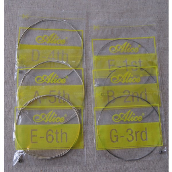 3 sett med strenger for elektrisk gitar, strenger for elektrisk gitar