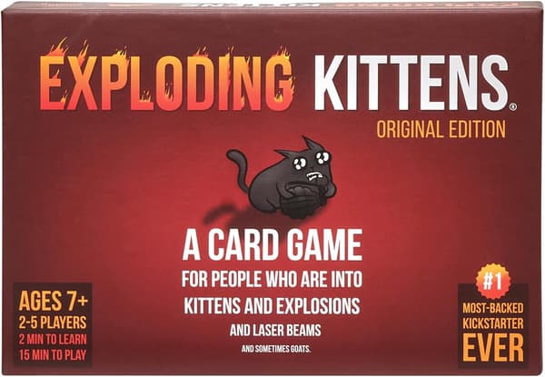 Exploding Kittens -korttipeli - alkuperäinen painos, hauska perhekorttipeli