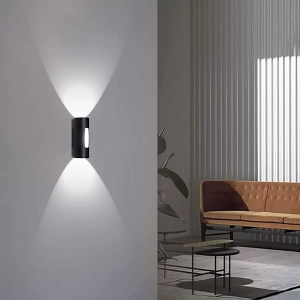 18w LED Ulkoseinävalaisin Vedenkestävä IP65 Moderni Metalli Ulkoseinälamppu Ulko-/sisävalaistus Pihalle Puutarhaan Terassille Lähelle Seinää Patio Villa Käytävä