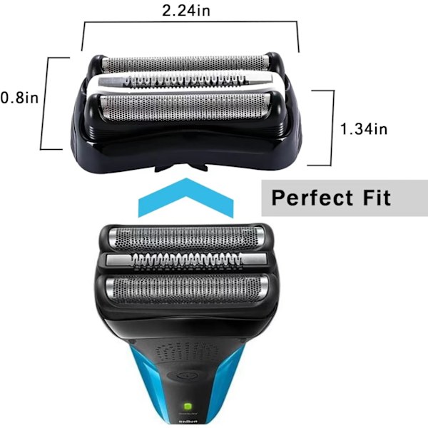 32B erstatnings barberhoder, for Braun Series 3