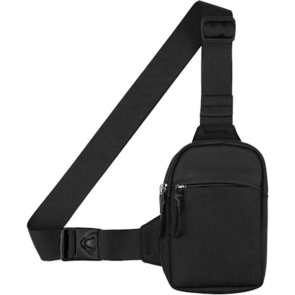 Miesten olkalaukku, olkalaukku, kevyt rintalaukku, vedenpitävä crossbody-laukku, varkaudenesto-olkalaukku, pieni olkalaukku