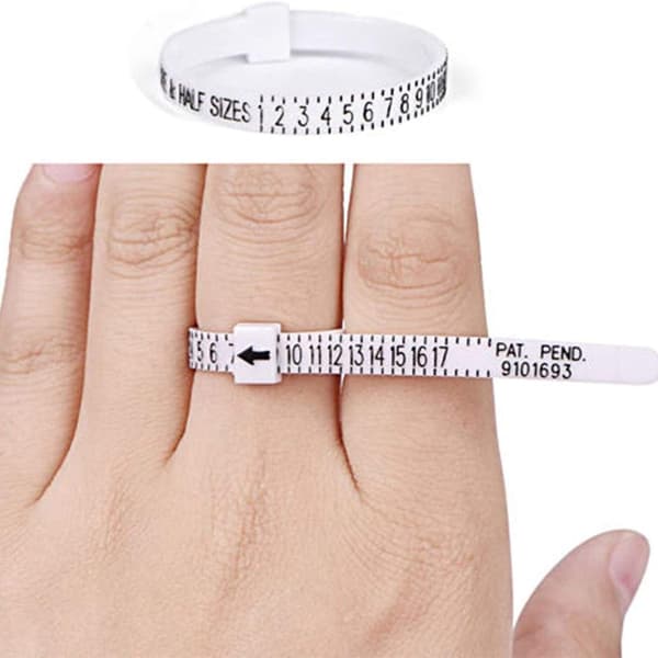 0-13 Ring Sizer Måleverktøysett Metall Ring Sizers Metall Ring Måler Finger Sizer & Ring Mandrel