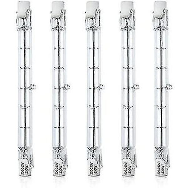 5 stk. Dæmpbare R7s 118mm 300w Halogen Pære Ac 220-240v 3100lm Lineær Halogen Floodlight Til Landskabsbelysning