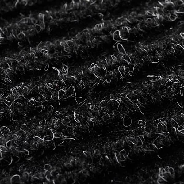 vidaXL Dørmåtte PVC Sort 90 x 120 cm Sort