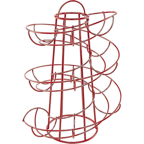Äggställ Deluxe Modern Spiral Dispenser Rack Red