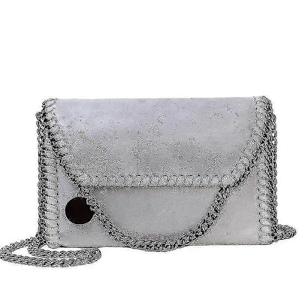 Damväskor Axelväska Messenger Väska Kedjeväska Clutch Väska grey