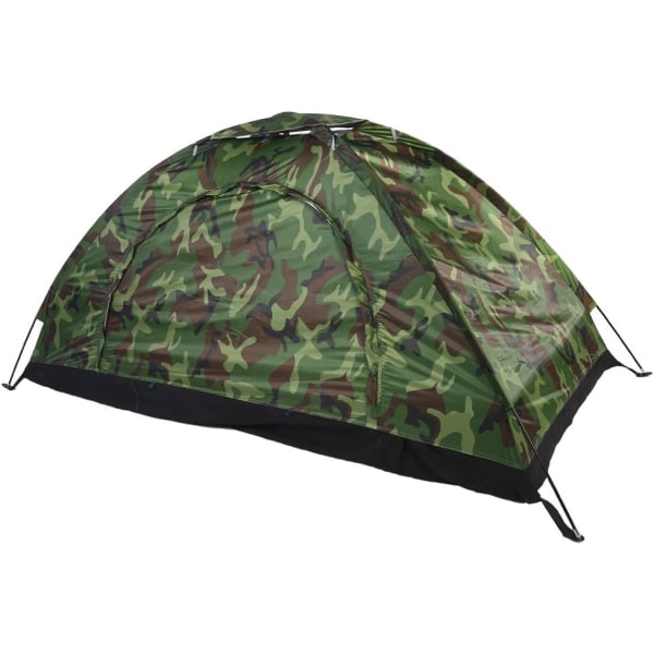 Camping Pop-up -teltta, vedenpitävä yhden hengen teltta Ulkonaamiointi  UV-suoja retkeilyyn 200 * 100 * 100 cm e209 | Fyndiq
