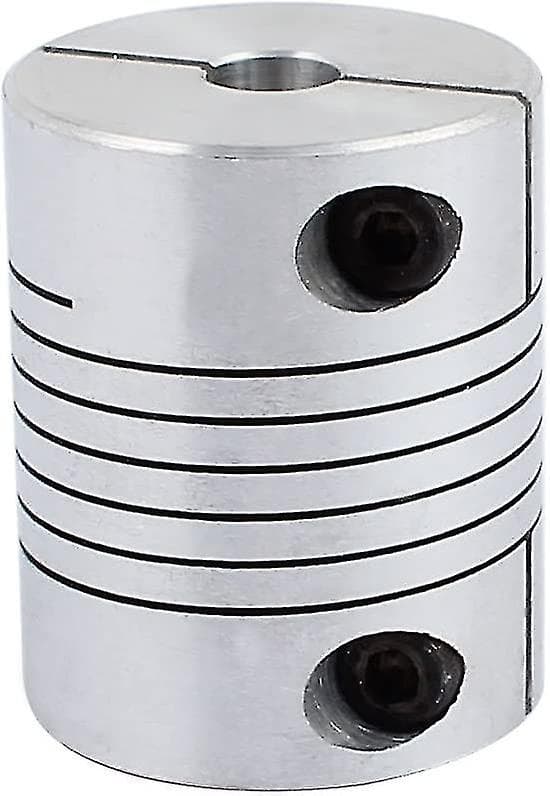 8 mm til 10 mm akselkobling 19 mm længde 25 mm diameter stepmotorkobling aluminiumslegering samlingsstik til 3D-printer CNC-maskine DIY-encoder