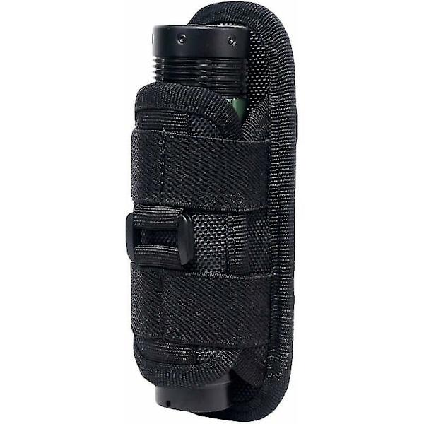 Taktische Taschenlampe 360 Grad Drehbarer Taschenlampenholster Taschenlampenholster Gürteltasche Tragbarer Taschenlampenhalter Jagdbeleuchtungszubehör, Taschenlampenholster 360 D