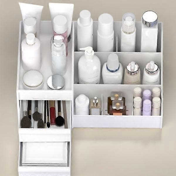 Makeup Organizer Skrivebordsorganisering White