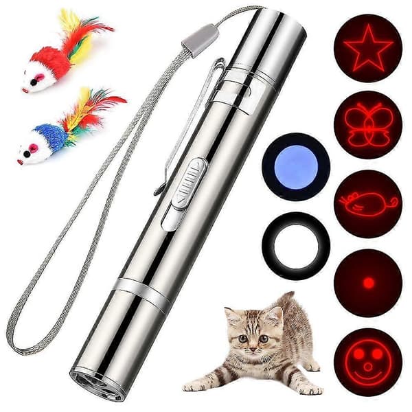 USB Oppladbar LED Pointer Katt Hund Leke Kjæledyr LED Lys Pointer