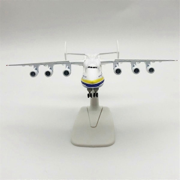 Metalliseos Antonov An-225 Mriya -lentokoneen malli 1/400 mittakaavassa, pienoismalli lentokone lelu keräilijöille