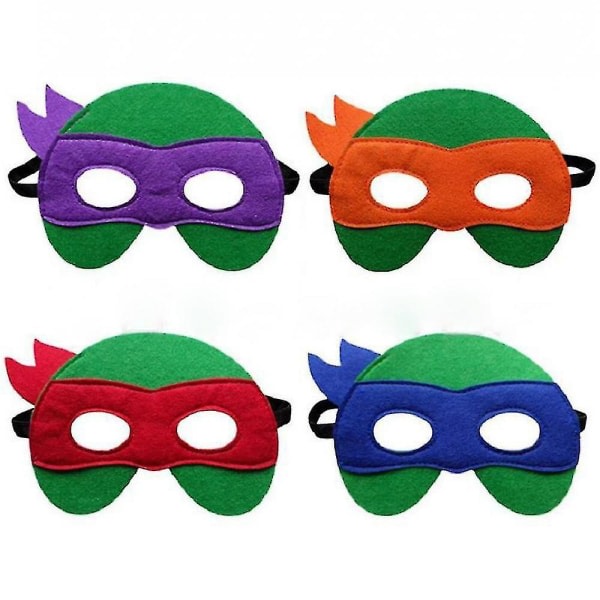 Halloween barns tecknade filt Teenage Mutant Ninja Turtle, ögonmask