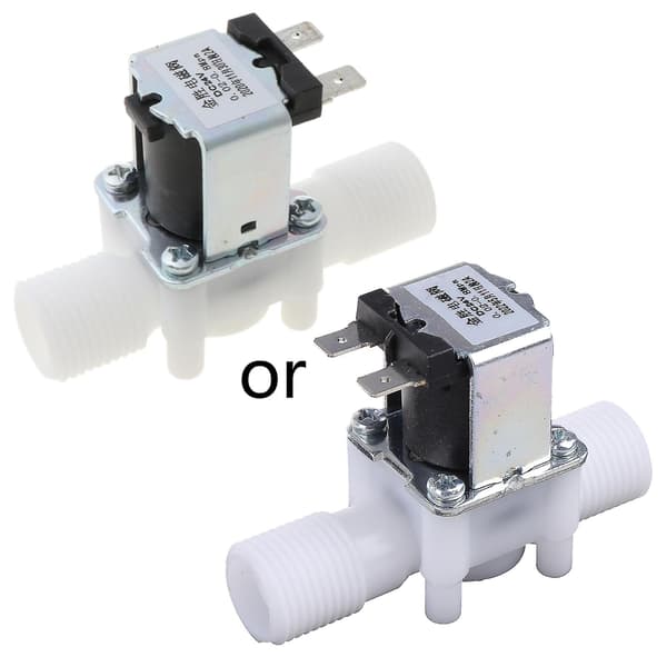 Elektrisk magnetventil N/C Vann/luft innløpsstrømbryter 1/2\" DC 24v