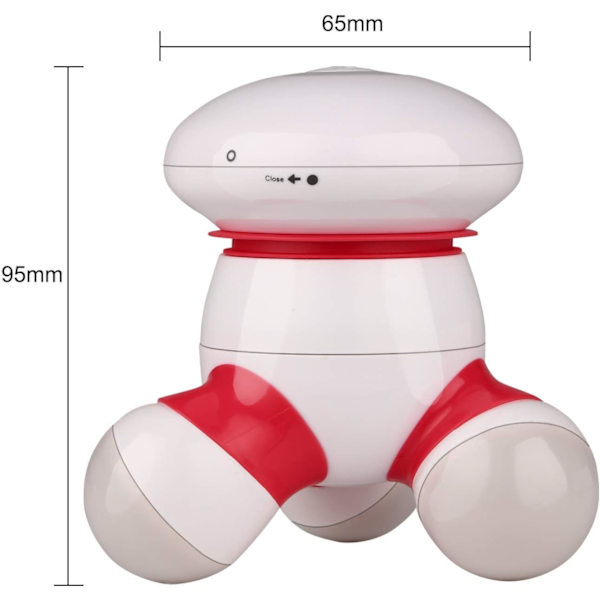 Mini Massager Bärbar Handhållen Elektrisk Vibrerande Djup Massager för Rygg, Nacke, Hand, Axel