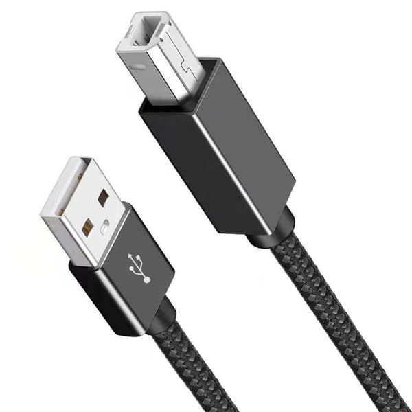 Tulostinkaapeli USB A - USB B 2.0 HARMAA 3M Harmaa 3m