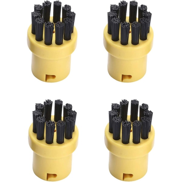 Pakkauksessa vaihtopyöreät puhdistusharjat Karcher Sc1 Sc2 Sc3 Sc4 Sc5 Sc7 höyrypuhdistimelle (keltainen)