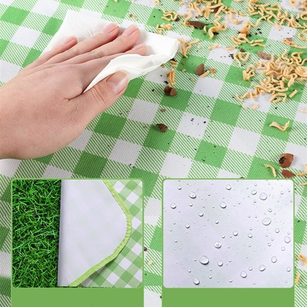 Piknik-viltti, erittäin suuri ulkokäyttöön sopiva vedenpitävä ja hiekankestävä piknik-matto, konepestävä piknik-viltti, joka sopii erinomaisesti rannalle, puutarhaan ja telttailuun ruoholla