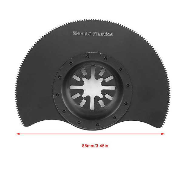 5 stk 88 mm oscillerende sirkelsagblad Multiverktøy tilbehørssett Reparasjon karbonstål skjæreverktøy