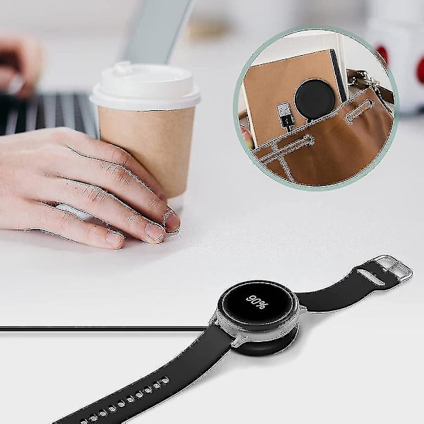 Klockladdare kompatibel med Samsung Galaxy Watch, bärbar laddningsdocka för Galaxy Watch 4/galaxy Watch 3 /active Series