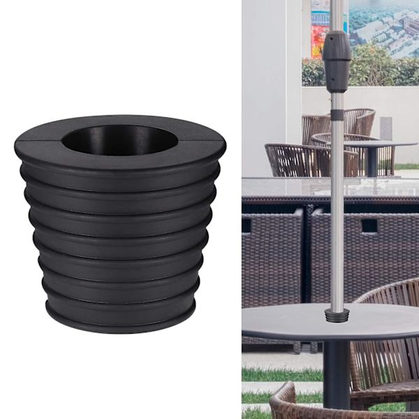 Paraplykegleholder, til havebordshulåbning og stabilitet eller baseholder til paraply, paraplystand, 1,5\" parasol