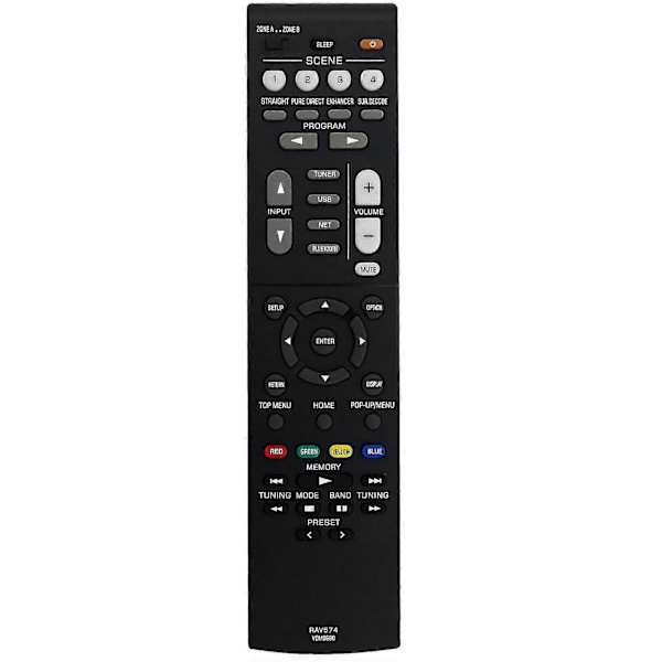 Vaihtoehtoinen kaukosäädin Rav574 Vdm8690, yhteensopiva Yamaha Musiccast Stereo AV-vastaanottimen Rx-v4a Rx- kanssa