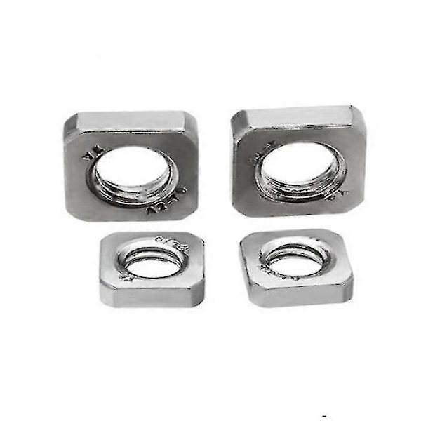 Firkantede møtrikker i rustfrit stål m6 20pcs