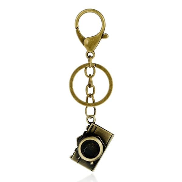 Vacker nyckelring i Steampunk-stil - Kamera