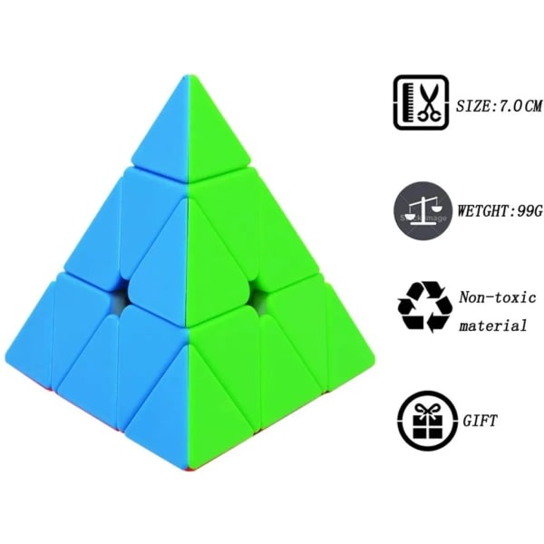 Rubiks Pyramide - 3x3 Puslespil Rubiks Cube