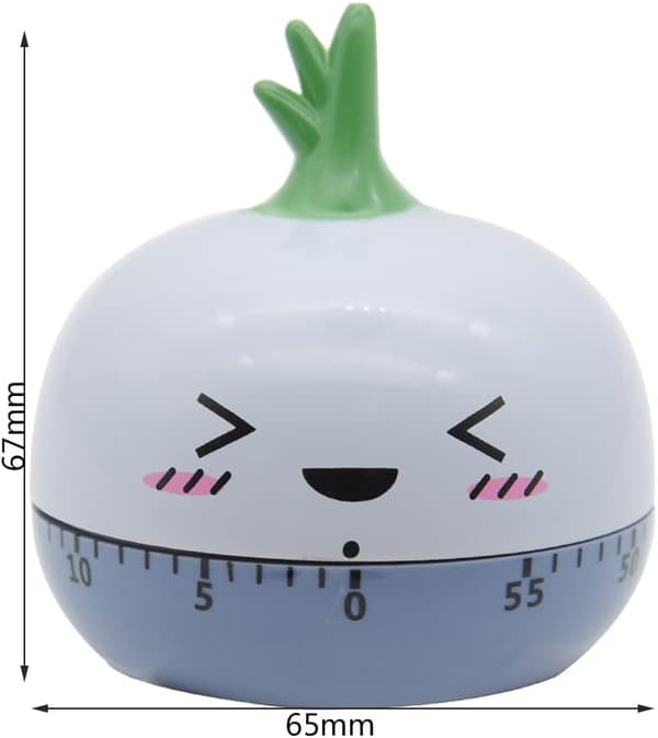 Kök Matlagning Mekanisk Timer, Tids Påminnelse, Manuell Timer, Frukt- och Grönsaksform, Rädisa Onion