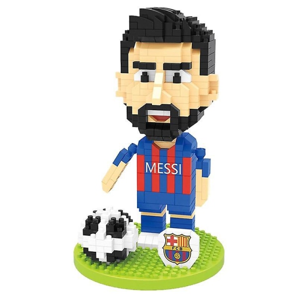 lionel Messi fotbolls-VM i fotboll, monterade leksaker, byggklossleksaker