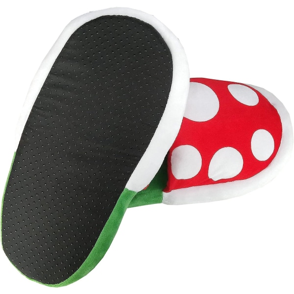 Piranha Plants Plysj Sjovt Tøfler Loafer Med Rør Potteholder Sjovt Gaver (piranha Plants) Søde Bomuldssko