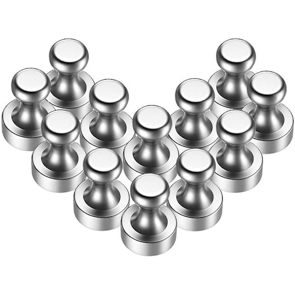 Tehokas magneetti 12 kpl, N52 neodyymimagneettia säilytyslaatikolla, 12x16mm erittäin vahva jääkaappimagneetti - Kannettava minimagnetti