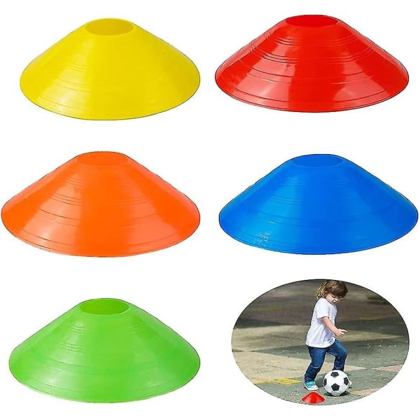 20 Fotballstøvler Disc Cone Set, Sport Speed And Agility Training Set, Brukt Til Trening Fotball, Basketball Athlete 5