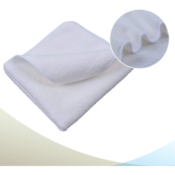 Mikrokuituliina tiskirätti nukkaa kiillotusliina kuivapesu vahaus pölytys puhdistustarvikkeet 10 kpl 30cm x 30cm