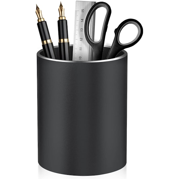 Kynä- ja Lyijykynäteline Pöydälle, Metalliset Kynäjalat Pöydälle, Meikkisiveltimenpidike, Kynäkuppi, Kynäjärjestäjä Pöydälle, 3.9×3.14 tuumaa