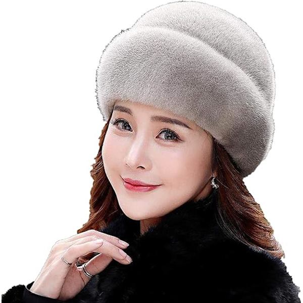Kvinners Vinter Fluffy Fashionable Beanie