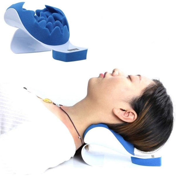 Niska- ja olkapäiden rentouttaja – niskakipuja lievittävä tyyny jännityksen lievitykseen, niskatuki, kohdunkaulan selkärangan kohdistus, TMJ-hoito