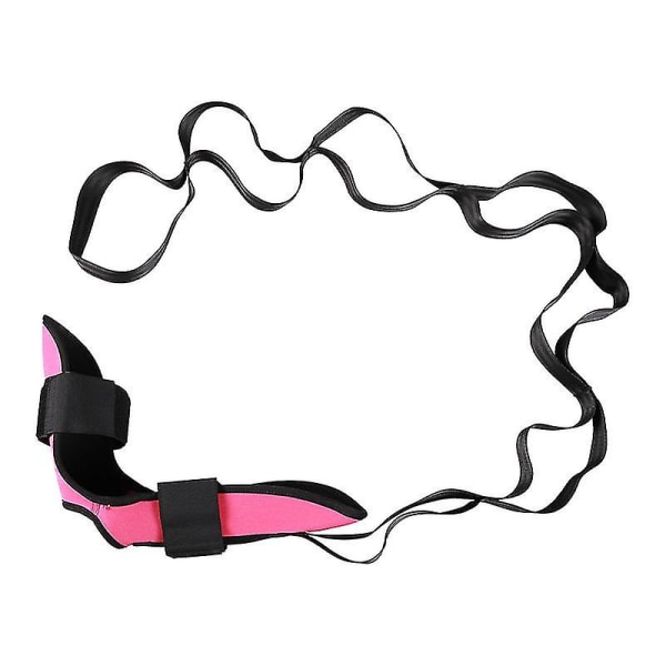 Yoga Stretching Belt, Fod- og benstrækningsbånd, Ankelligamentstrækningsbånd Sort