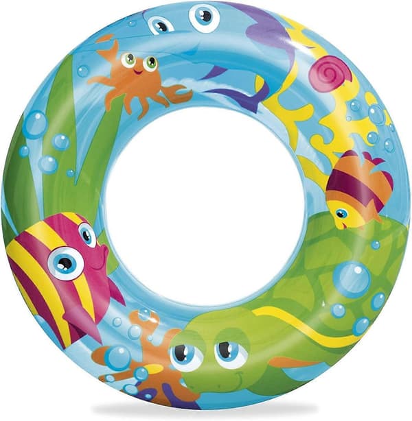 Simring för barn, förtjockad livboj, simutrustning för inlärning, 56 cm (4 stycken)