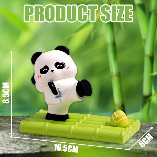 1PCS Panda Telefonholder, Nyhet Skrivebord Telefonstativ, Mobiltelefonholder Skrivebordsdekorasjon, Panda Kreativ Telefonstativ