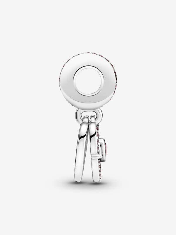 Hjerte & Mamma Dingle Charm - Sterling sølv