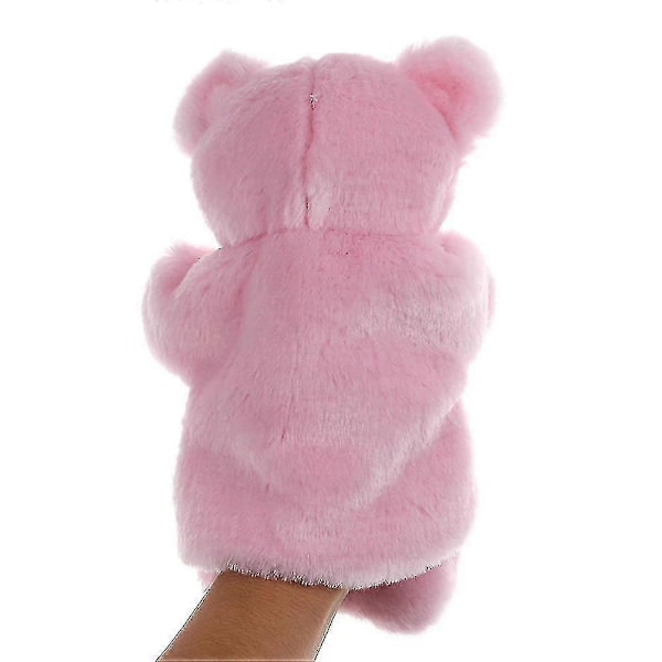Handdocka Plysch Djurleksak Fantasifull Berättarlek Leksak Barnpresent[HS] Pink Piglet