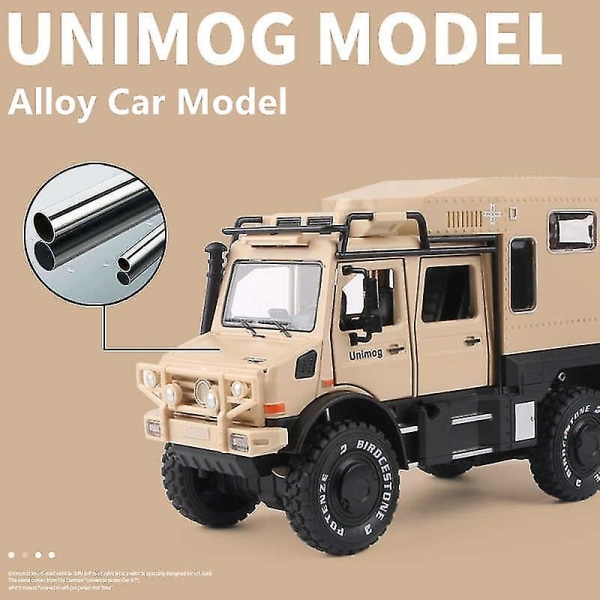 1/32 Rv Alloy Simulation Off-road Vehicle Children's Toys - Green