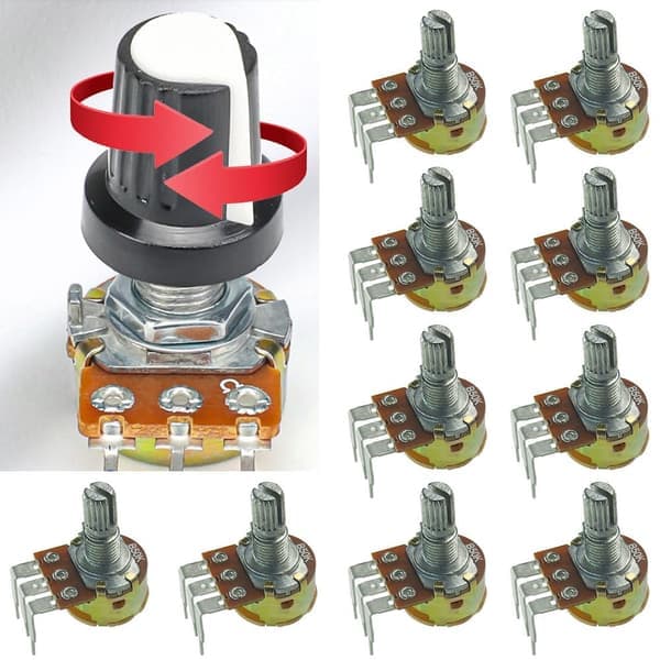 10 stk. WH148 Potentiometer B100K B100K B100K