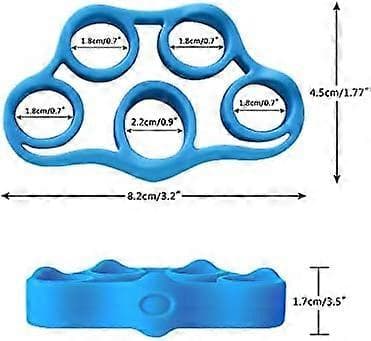 Hand Grip Strengthener 3-pack, Underarmsövning Handförstärkare Fingerextensorband