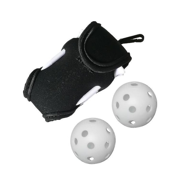 Golfpallolaukku Mini kannettava vyötäröpakkaus golfpallotelineen pussilaukun pidikkeessä