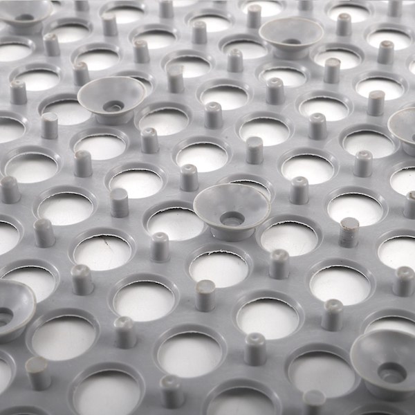 12-pack, 11,8 x 11,8 tum, mjuk PVC-badrumsmatta