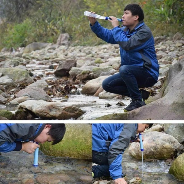 Bærbare sugerør til vandrensningsfilter Camping Prpo
